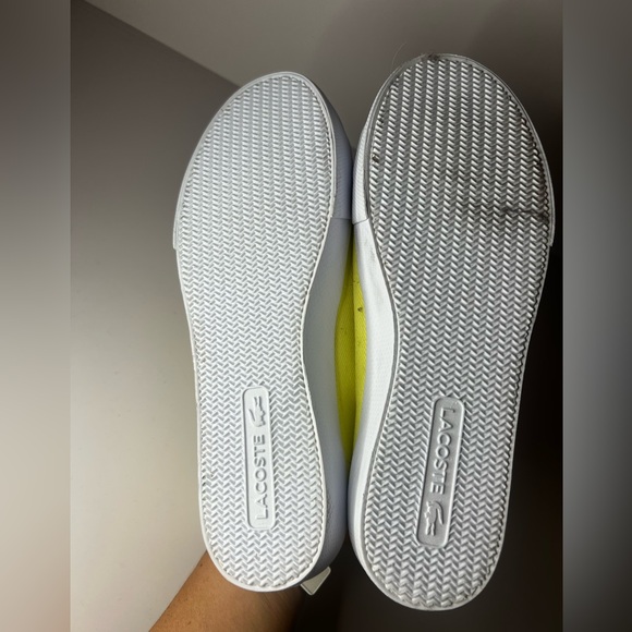 Lacoste WOMEN'S ZIANE PLUS GRAND LEATHER SNEAKERS - Picture 7 of 7